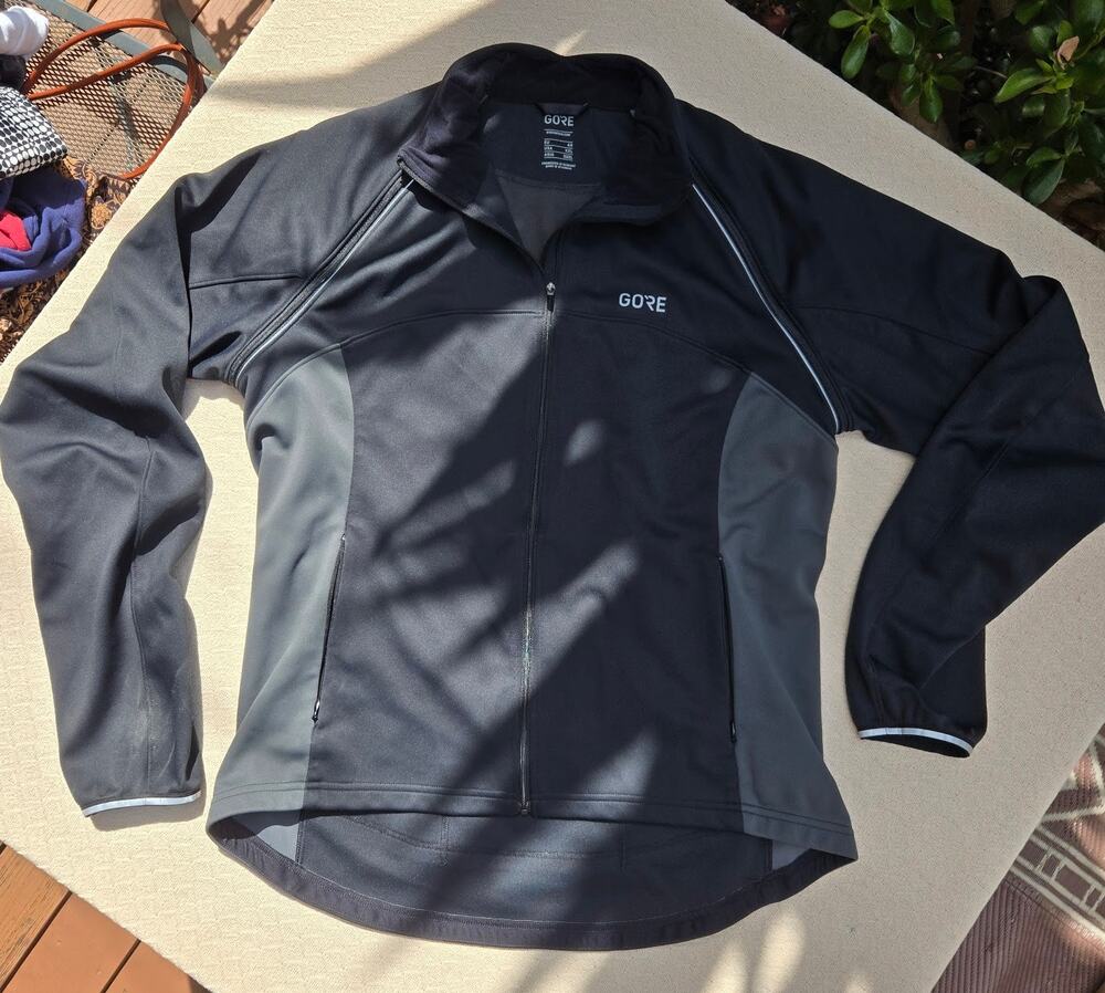 GORE C3 Windstopper Phantom zip-off cycling jacket XXL ♡